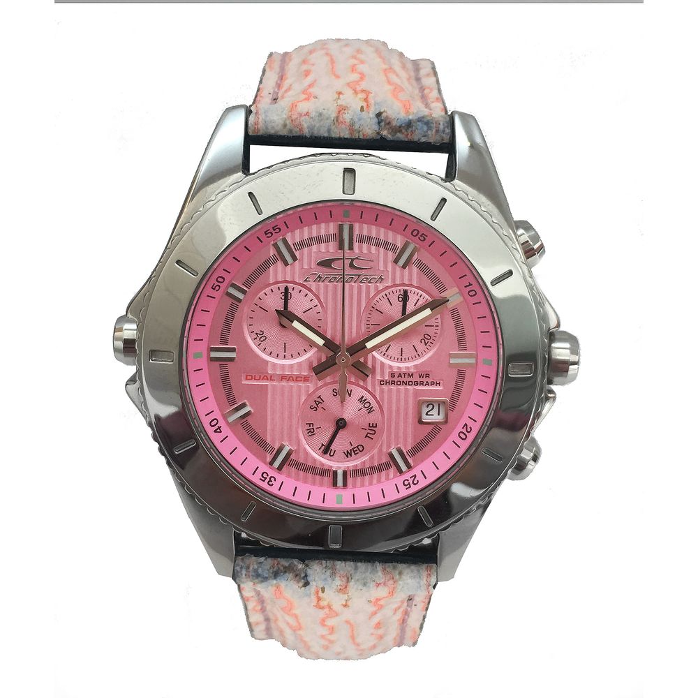 Chronotech Multicolor Leather Watch -   -  Chronotech.