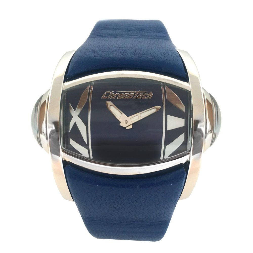 Chronotech Blue Leather Watch -   -  Chronotech.