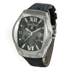 Chronotech Black Leather Watch -   -  Chronotech.