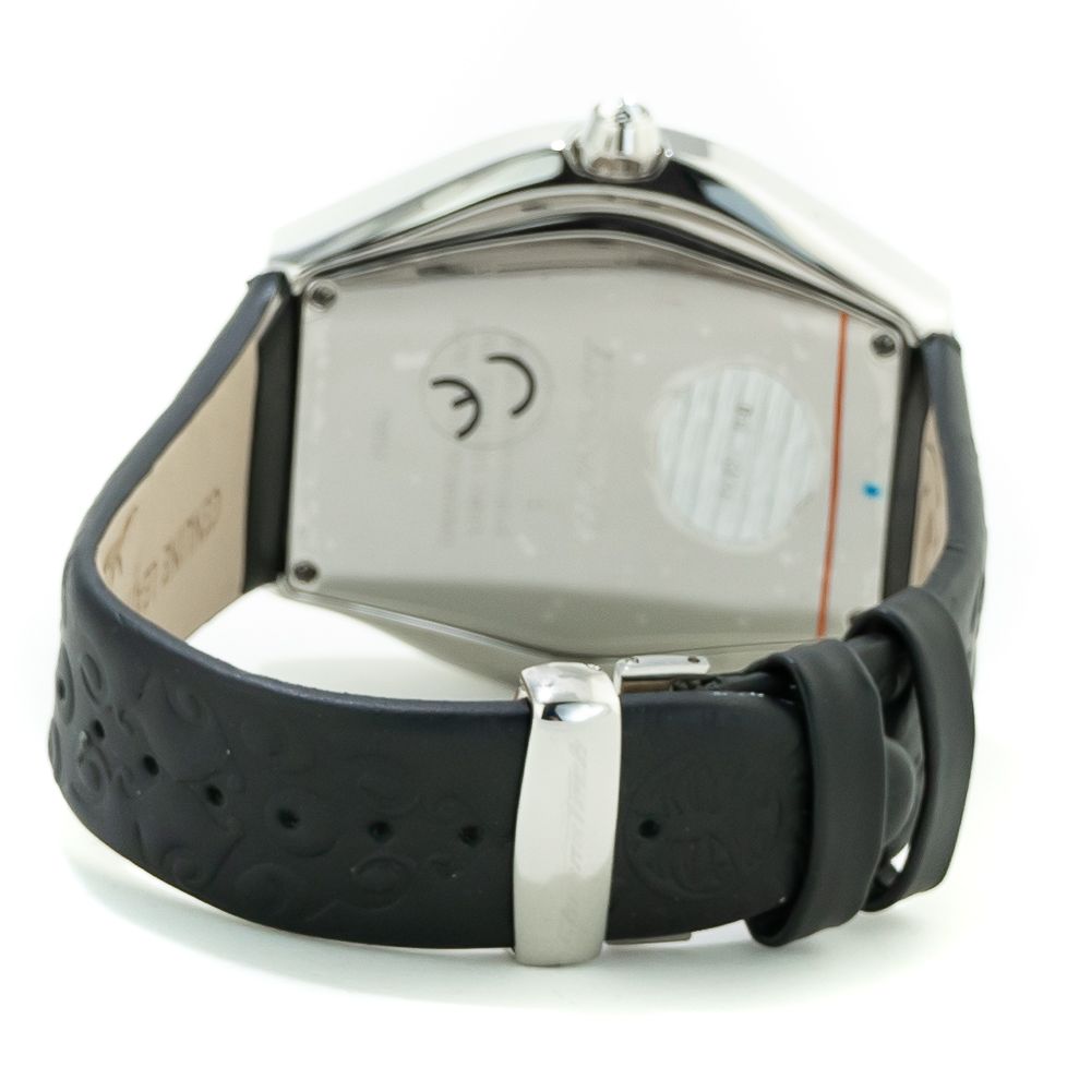 Chronotech Black Leather Watch -   -  Chronotech.