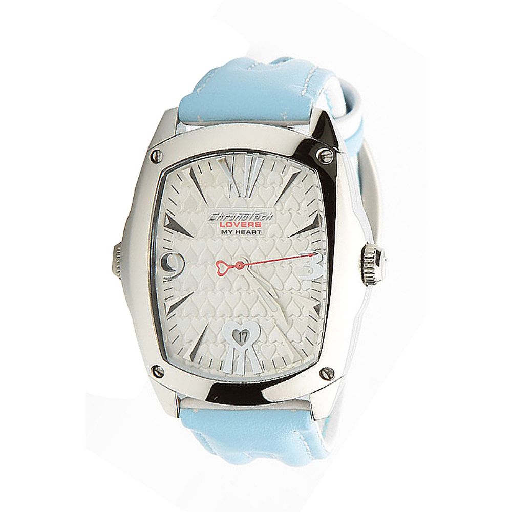 Chronotech Blue Leather Watch -   -  Chronotech.