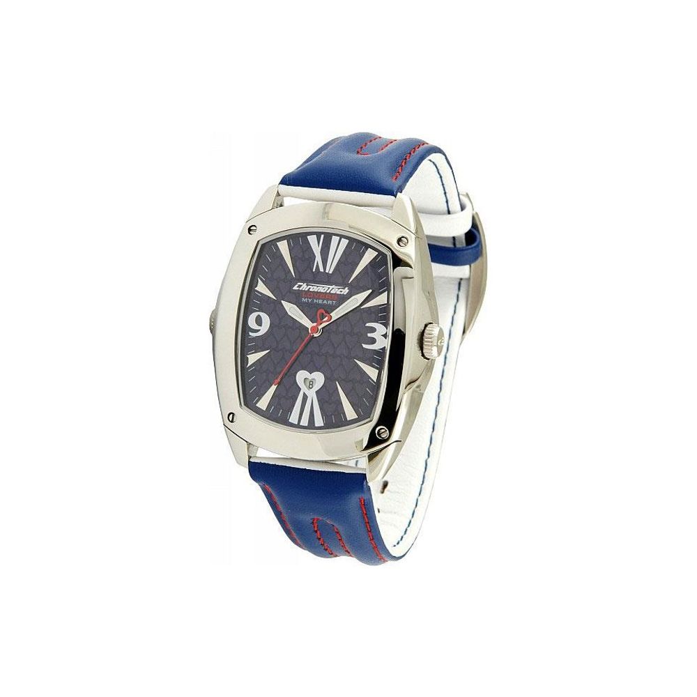 Chronotech Blue Leather Watch -   -  Chronotech.