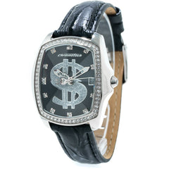 Chronotech Black Leather Watch -   -  Chronotech.