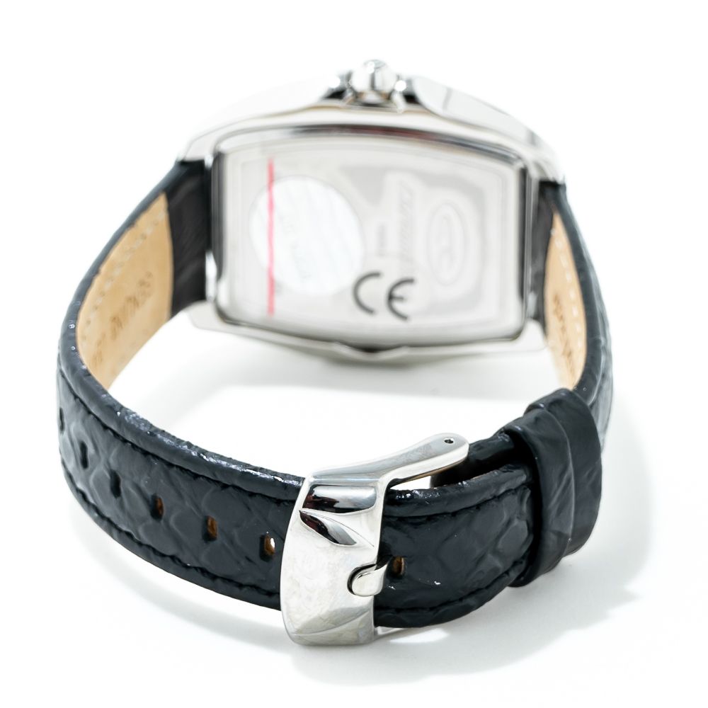 Chronotech Black Leather Watch -   -  Chronotech.