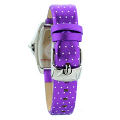 Chronotech Purple Leather Watch -   -  Chronotech.