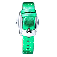 Chronotech Green Leather Watch -   -  Chronotech.