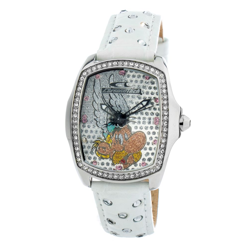 Chronotech White Leather Watch -   -  Chronotech.