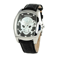 Chronotech Black Leather Watch -   -  Chronotech.