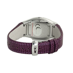 Chronotech Purple Leather Watch -   -  Chronotech.