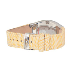 Chronotech Yellow Leather Watch -   -  Chronotech.