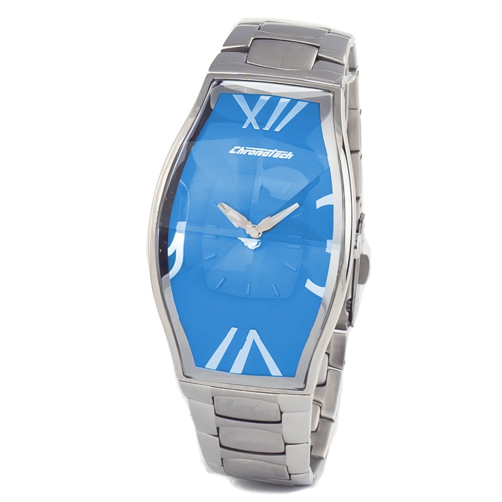 Chronotech Silver Stainless Steel Watch -   -  Chronotech.