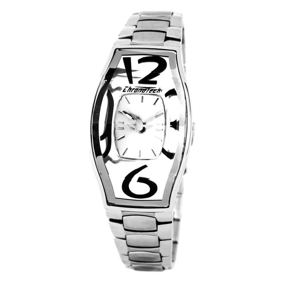 Chronotech Silver Stainless Steel Watch -   -  Chronotech.