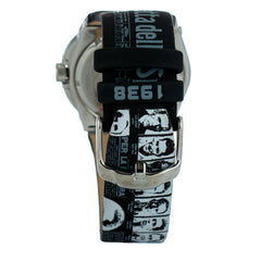 Chronotech Black Leather Watch -   -  Chronotech.