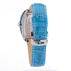 Chronotech Blue Leather Watch -   -  Chronotech.