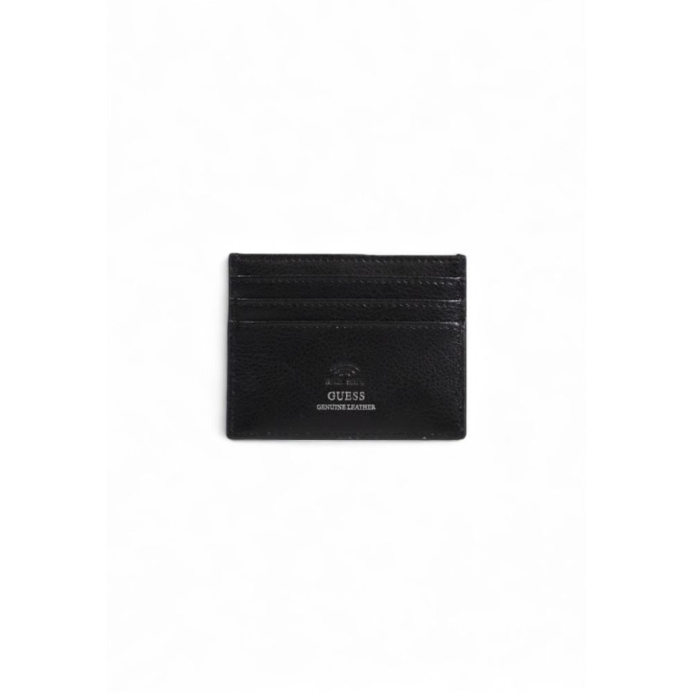 Guess Black Leather Cardholder -   -  Guess.