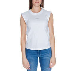 Calvin Klein Jeans White Cotton T-Shirt -   -  Calvin Klein Jeans.