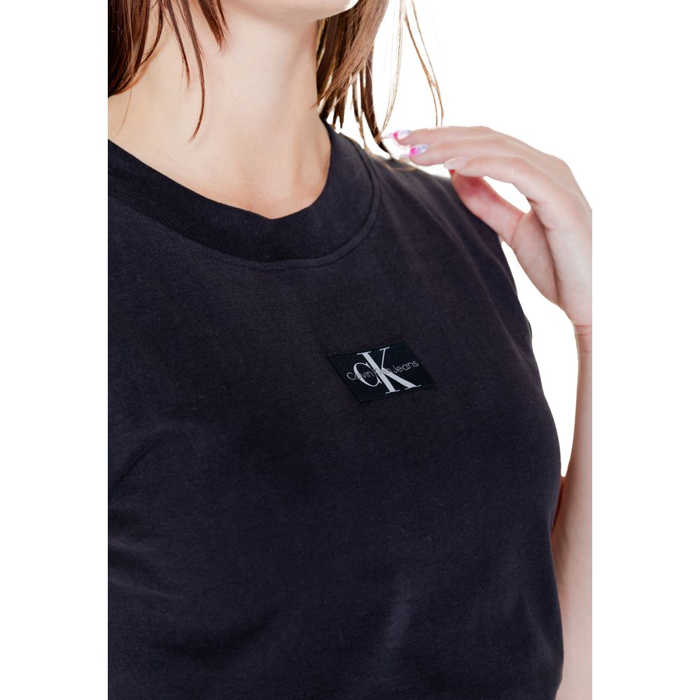 Calvin Klein Jeans Black Cotton T-Shirt -   -  Calvin Klein Jeans.