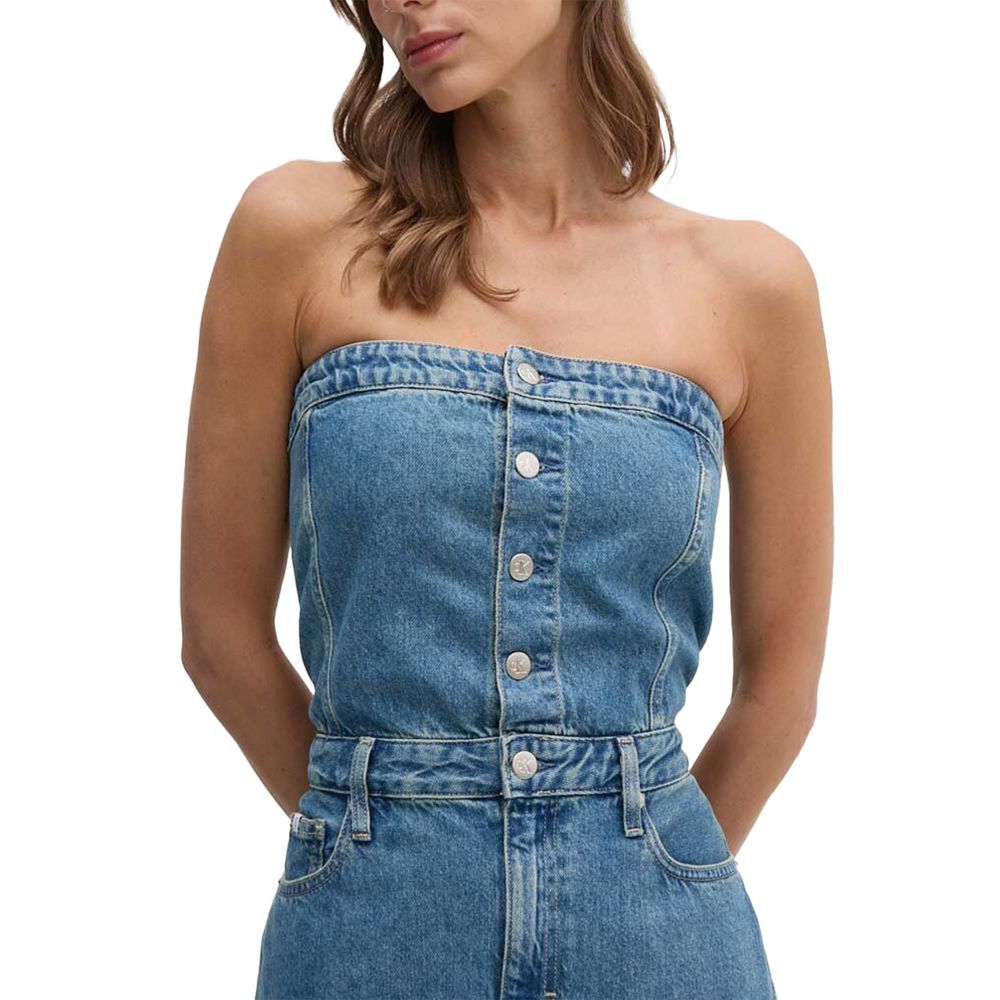 Calvin Klein Jeans Blue Cotton Long -   -  Calvin Klein Jeans.