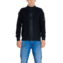 Calvin Klein Jeans Black Recycled Cotton Cardigan -   -  Calvin Klein Jeans.