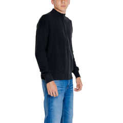 Calvin Klein Jeans Black Recycled Cotton Cardigan -   -  Calvin Klein Jeans.