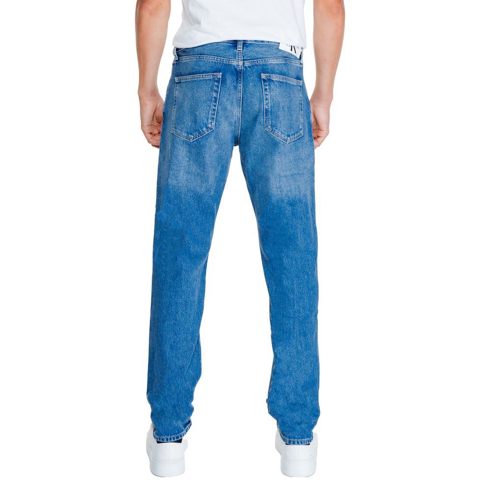 Calvin Klein Jeans Light Blue Cotton Relaxed Fit Jean -   -  Calvin Klein Jeans.