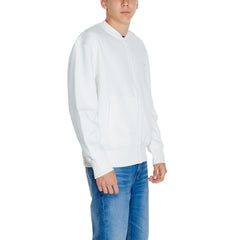 Calvin Klein Jeans White Recycled Cotton Sweatshirt -   -  Calvin Klein Jeans.