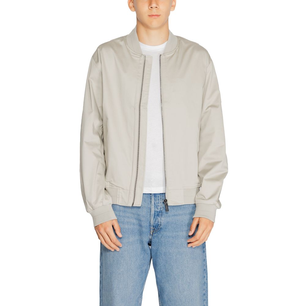 Calvin Klein Gray Organic Cotton Jackets & Coat -   -  Calvin Klein.