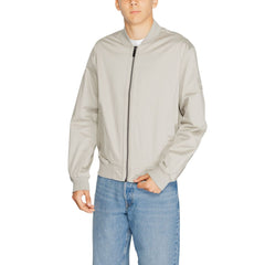 Calvin Klein Gray Organic Cotton Jackets & Coat -   -  Calvin Klein.