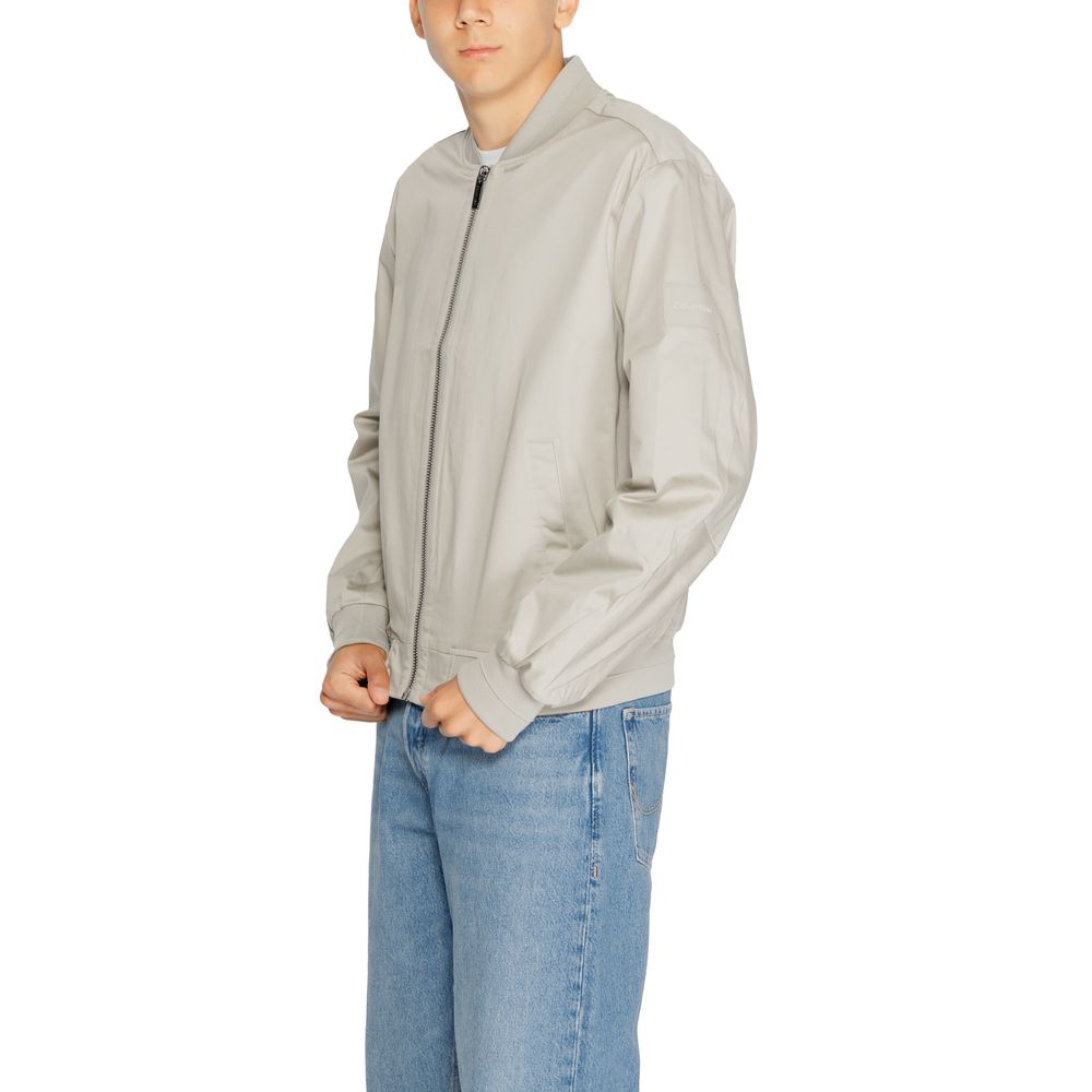 Calvin Klein Gray Organic Cotton Jackets & Coat -   -  Calvin Klein.