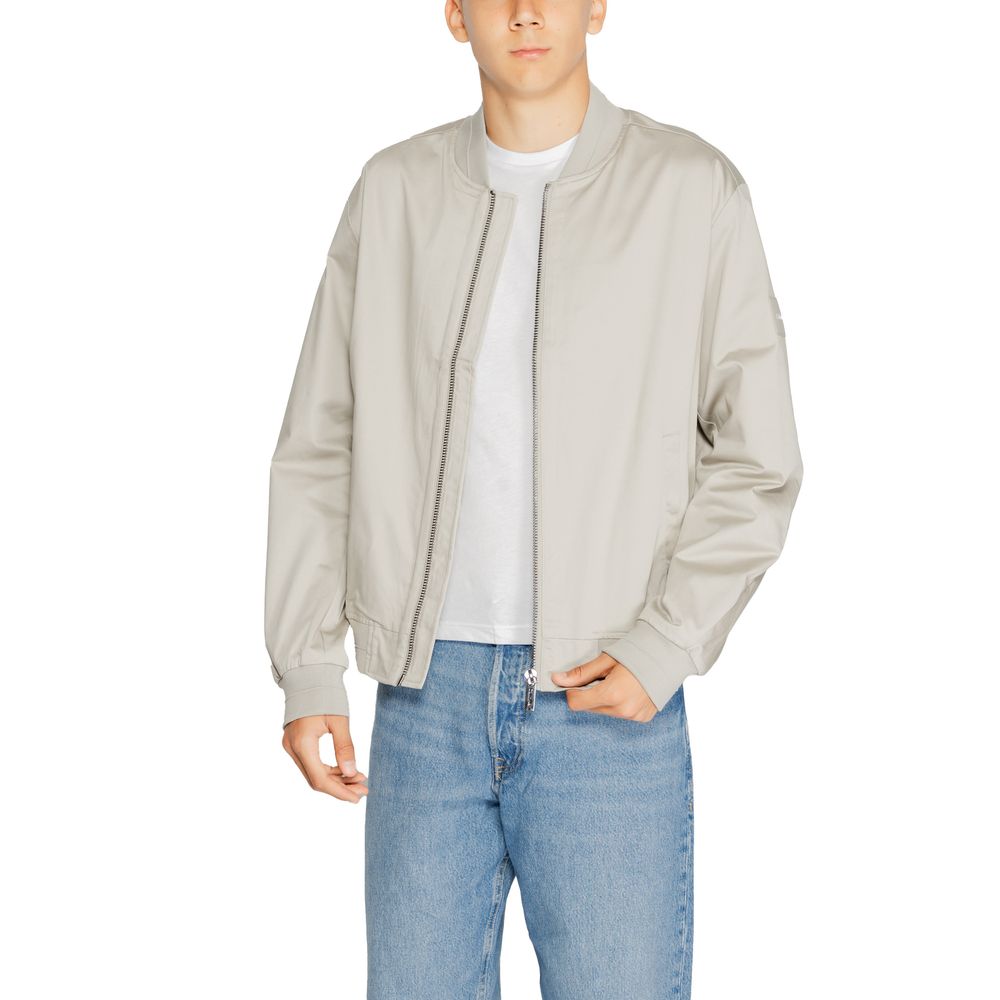 Calvin Klein Gray Organic Cotton Jackets & Coat -   -  Calvin Klein.