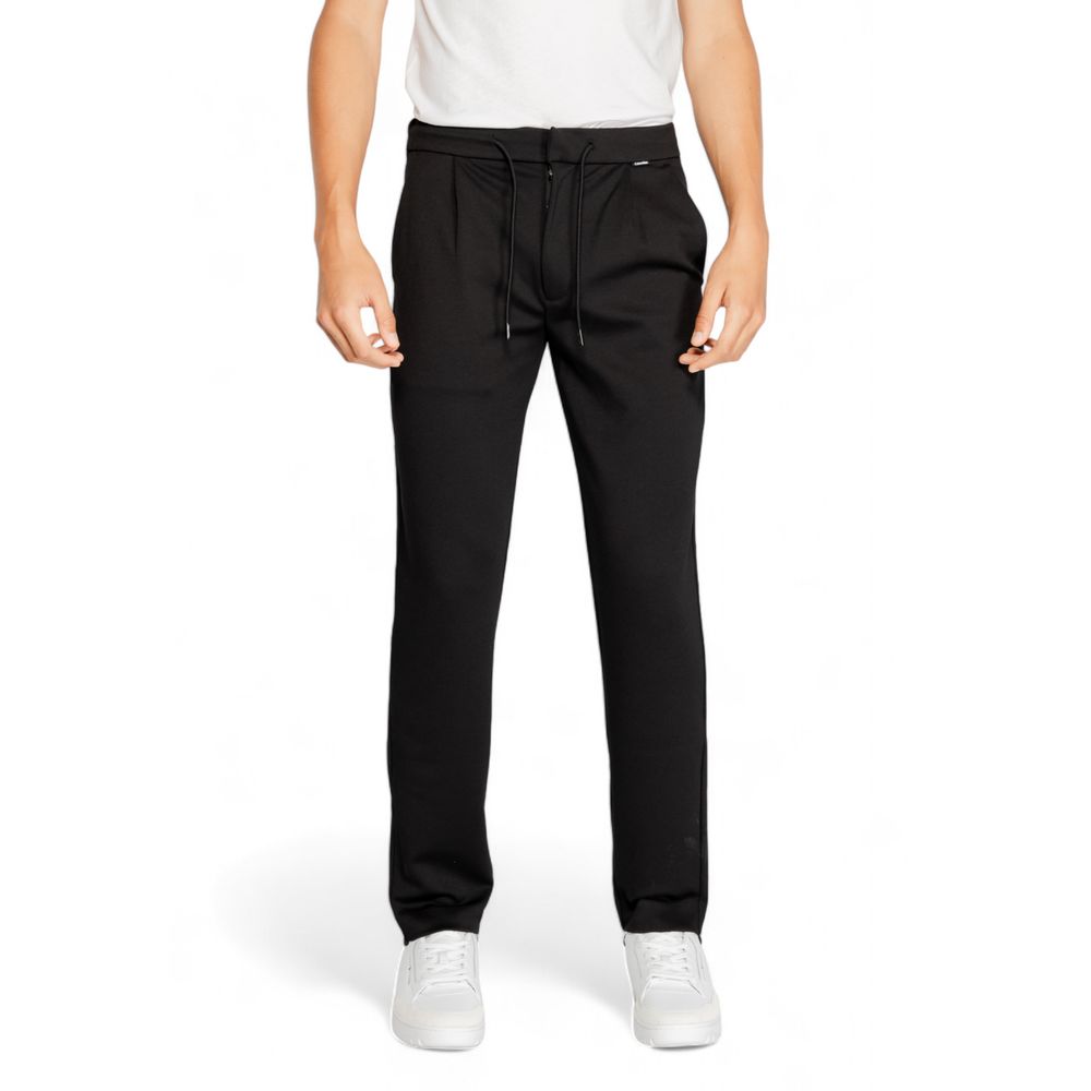 Calvin Klein Black Recycled Polyester Pant -   -  Calvin Klein.