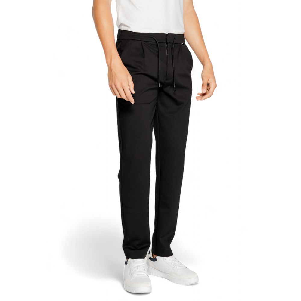 Calvin Klein Black Recycled Polyester Pant -   -  Calvin Klein.