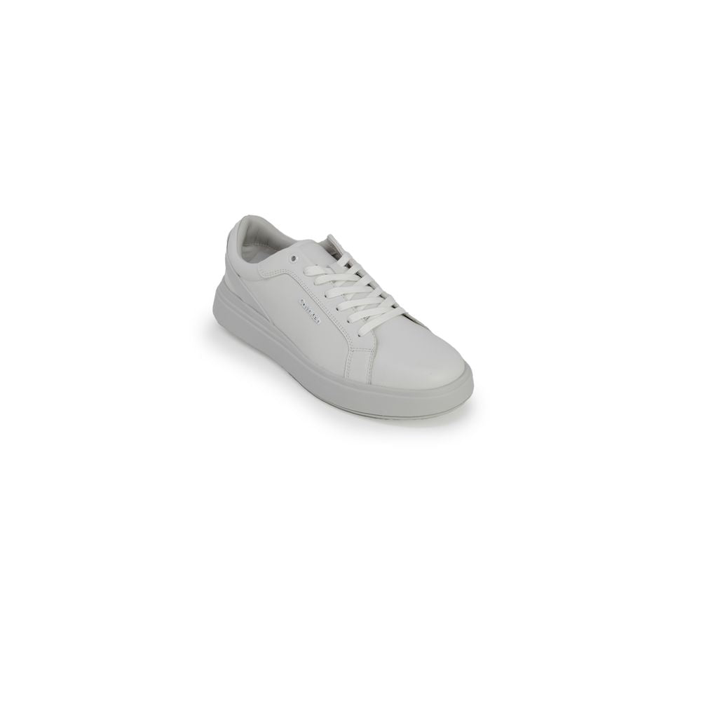 Calvin Klein Gray Leather Sneaker -   -  Calvin Klein.