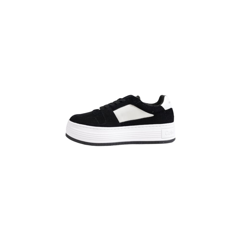 Calvin Klein Jeans Black Leather Sneaker -   -  Calvin Klein Jeans.