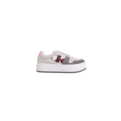 Calvin Klein Jeans Gray Leather Sneaker -   -  Calvin Klein Jeans.