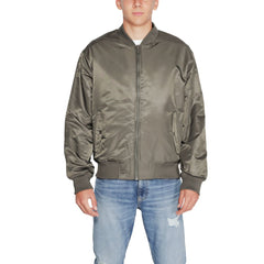 Calvin Klein Jeans Gray Polyamide Jackets & Coat -   -  Calvin Klein Jeans.