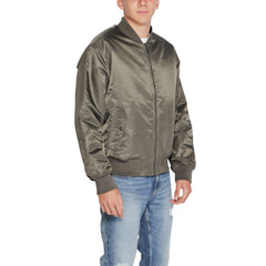 Calvin Klein Jeans Gray Polyamide Jackets & Coat -   -  Calvin Klein Jeans.