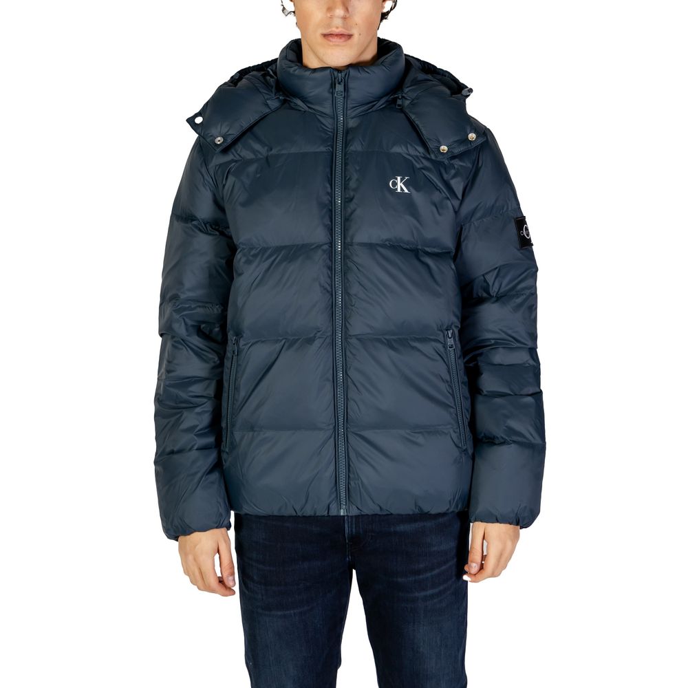 Calvin Klein Jeans Blue Polyamide Jackets & Coat -   -  Calvin Klein Jeans.