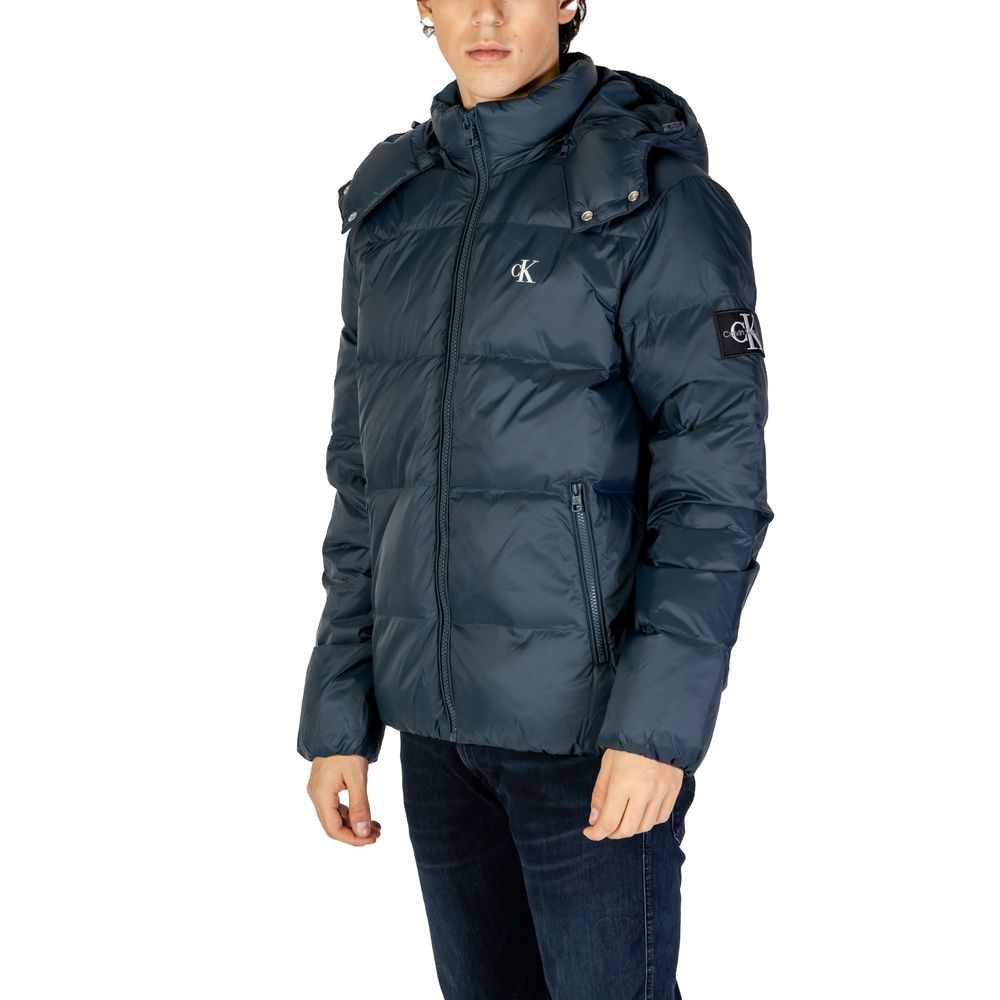 Calvin Klein Jeans Blue Polyamide Jackets & Coat -   -  Calvin Klein Jeans.