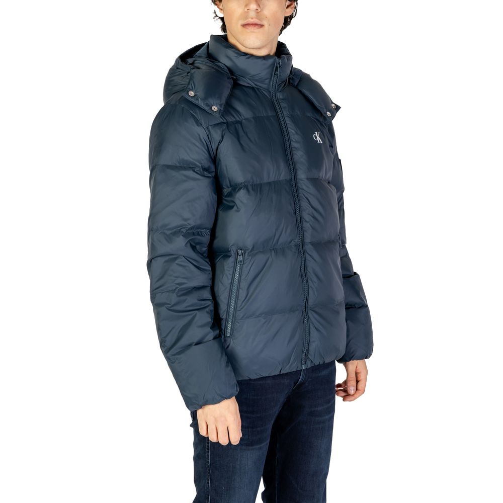 Calvin Klein Jeans Blue Polyamide Jackets & Coat -   -  Calvin Klein Jeans.