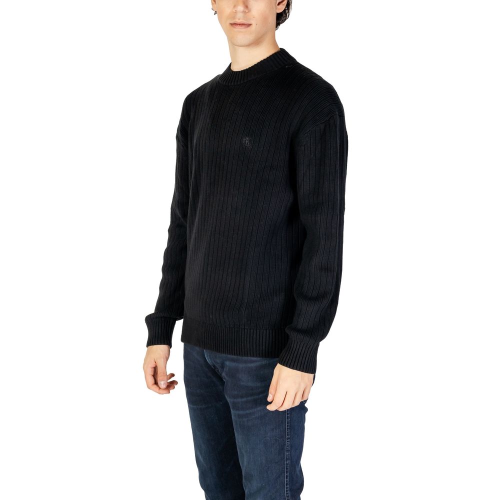 Calvin Klein Jeans Black Cotton Sweater -   -  Calvin Klein Jeans.