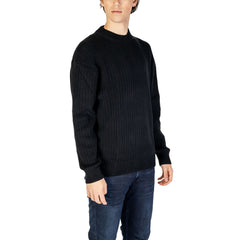 Calvin Klein Jeans Black Cotton Sweater -   -  Calvin Klein Jeans.
