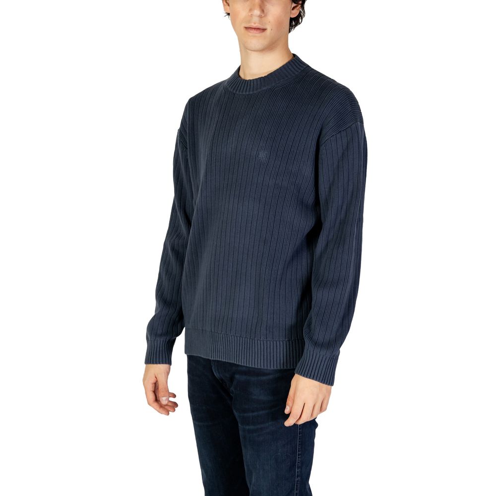 Calvin Klein Jeans Blue Cotton Sweater -   -  Calvin Klein Jeans.