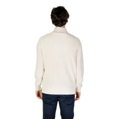 Calvin Klein Jeans Cream Cotton Sweater -   -  Calvin Klein Jeans.