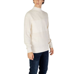 Calvin Klein Jeans Cream Cotton Sweater -   -  Calvin Klein Jeans.