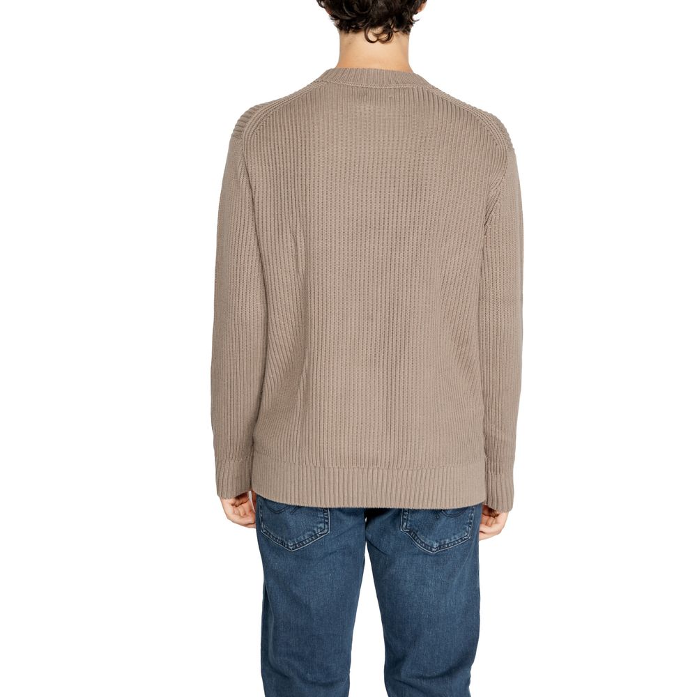 Calvin Klein Jeans Brown Organic Cotton Sweater -   -  Calvin Klein Jeans.