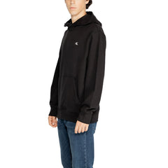 Calvin Klein Jeans Black Recycled Cotton Hoody -   -  Calvin Klein Jeans.