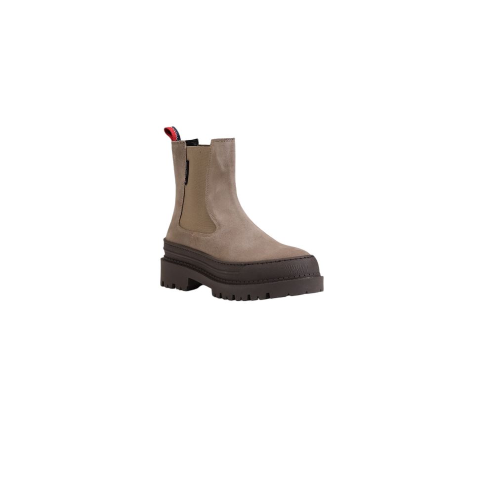 Tommy Hilfiger Gray Suede Leather Ankle -   -  Tommy Hilfiger.