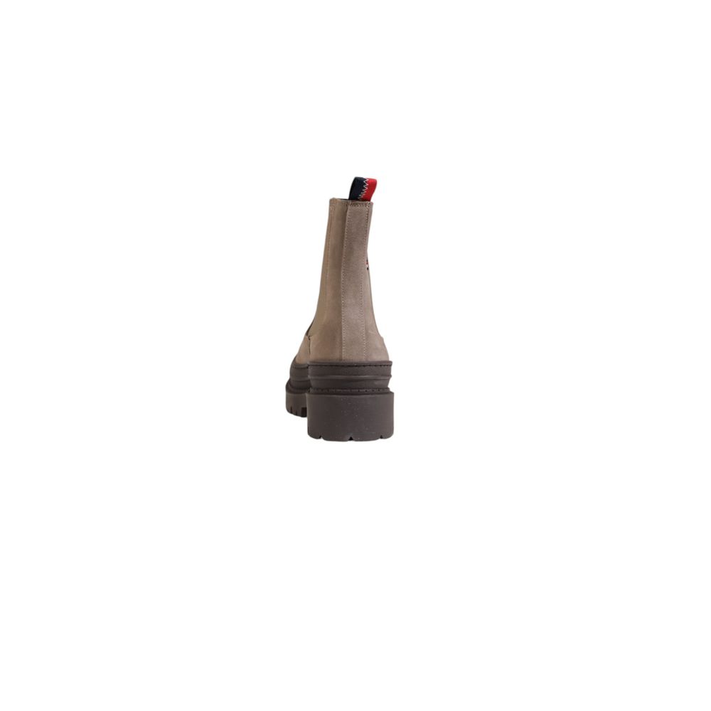 Tommy Hilfiger Gray Suede Leather Ankle -   -  Tommy Hilfiger.