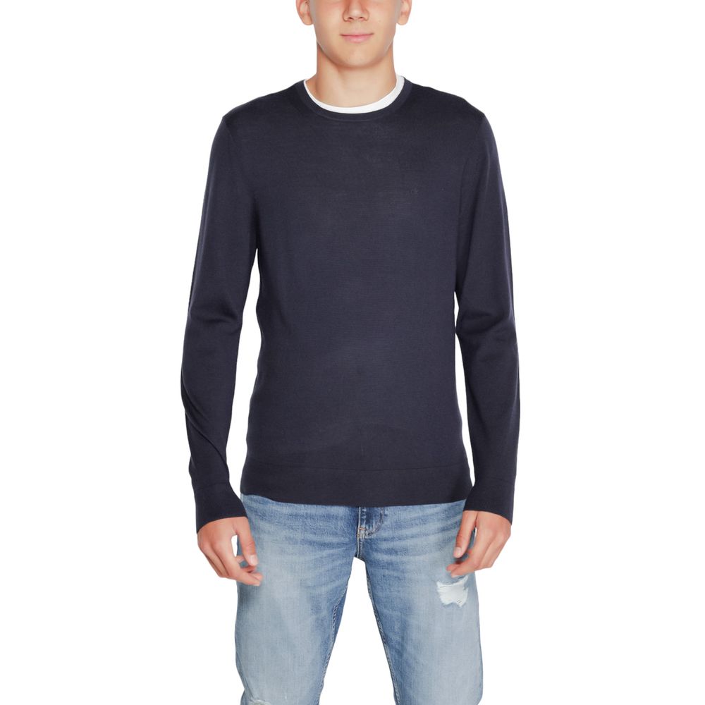 Calvin Klein Blue Recycled Wool Sportswear -   -  Calvin Klein.